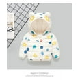 thumbnail image 4 of Ougyinr Kids Baby Winter Coats for Boys Girls Light Puffer Padded Jacket with Hoods Infant Toddler Down Outerwear Cute Lightweight Jacket for 12 Months-5 Years, 4 of 9