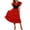 Red, variant on Women‘s Spanish Festival Adult Dance Dress Flowy Off Shoulder Ruffled Performance For Stage Show Women's Casual Outfits for Travel and Outings Black XL