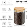 thumbnail image 1 of Glass Spice Jar Containers with Airtight Bamboo Lid and Spoon Food Storage Glass Canisters Clear Glass Container, 1 of 8