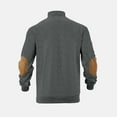 thumbnail image 5 of Mens Quarter Zip Pullover Fashion Fall Winter Warm Turtleneck Sweater Athletic Long Sleeve Workout Casual Sweatshirt, 5 of 9