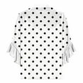 thumbnail image 5 of Wowcloth Womens V-Neck Blouse, Lace Detail 3/4 Sleeve with Buttons, Casual Floral Print Fashion Top for Daily Wear, 5 of 6