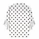 thumbnail image 5 of Tejiojio Women's Casual Printed Top Lace Trim V-Neck 3/4 Sleeves Button Down Fashionable Daily Wear, 5 of 6
