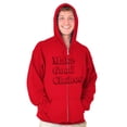 thumbnail image 5 of Make Good Choices Motivational Gym Unisex Plus Size Zip Hoodie Brisco Brands 5X, 5 of 6