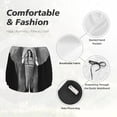 thumbnail image 6 of Lsque Indian Elephant Printed Women's Running Shorts with Liner Pockets,Elastic Quick Dry Workout Athletic Gym Yoga Shorts,Womens High Waist Shorts-, 6 of 9