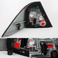 thumbnail image 2 of AKKON - For Mercedes Benz W220 S Class Red Clear Lens Rear Tail Lights Brake Lamp Replacement Pair Left + Right, 2 of 6