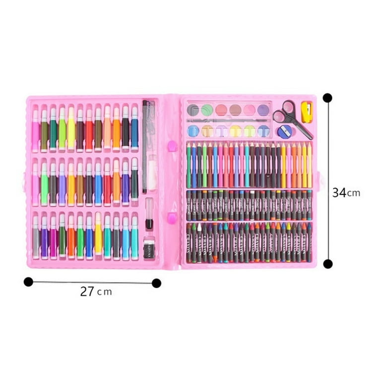 Dinonano Drawing Painting Art Set for Kids - 238 Pieces Paint Makers Coloring  Set School Supplies Kit Sketch Pad Easel Oil Pastels Crayons Watercolor  Pencils Markers Toddler Boys Girls Age 3 4 5 6-12