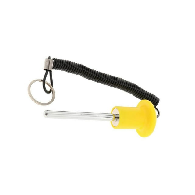 Ruiboury Épingle de Poids Empilable Accessoires Épingle de Poids Polyvalente en Acier Inoxydable Machine Jaune 10x80mm