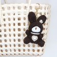 thumbnail image 6 of Necvior Plush Rabbit Dog Charm Keychain Women Car Keyring Backpack Handbag Charm Pendant, 6 of 13