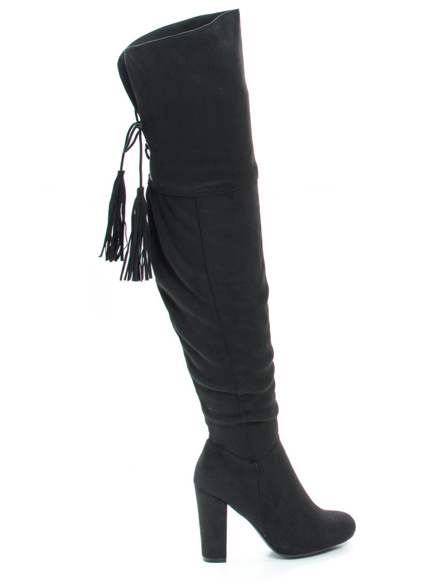wild diva over the knee heeled womens boots