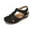 Black, variant on OAVQHLG3B Sandals for Women Under $10 Women's Ladies Girl Comfortable Hollow Flowers Round Toe Sandals Soft Sole Shoes