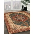thumbnail image 2 of Ahgly Company Indoor Rectangle Abstract Saffron Red Abstract Area Rugs, 6' x 9', 2 of 6
