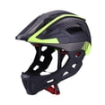 thumbnail image 2 of Casco de bicicleta para niños Casco protector integral ajustable Casco de bicicleta de montaña Negro, 2 of 9