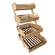 thumbnail image 3 of Cesta de frutas de 3 niveles, soporte para almacenar verduras, frutero, organizador de cocina para fiestas, tiendas, mostradores, bufés y condimentos, 3 of 9