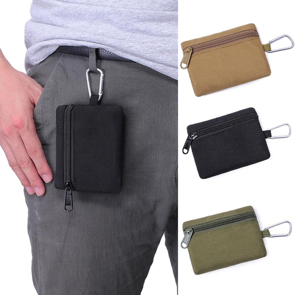 Simple Camping Mountain Climbing Fishing Key Bag Can Compact Coin Purse Buckle Storage Be Y8J2