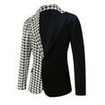 thumbnail image 4 of WEAIXIMIUNG Carnival Men's Two Tone Splicing Coat Performance MC Casual Suit Color Matching Dress, 4 of 6