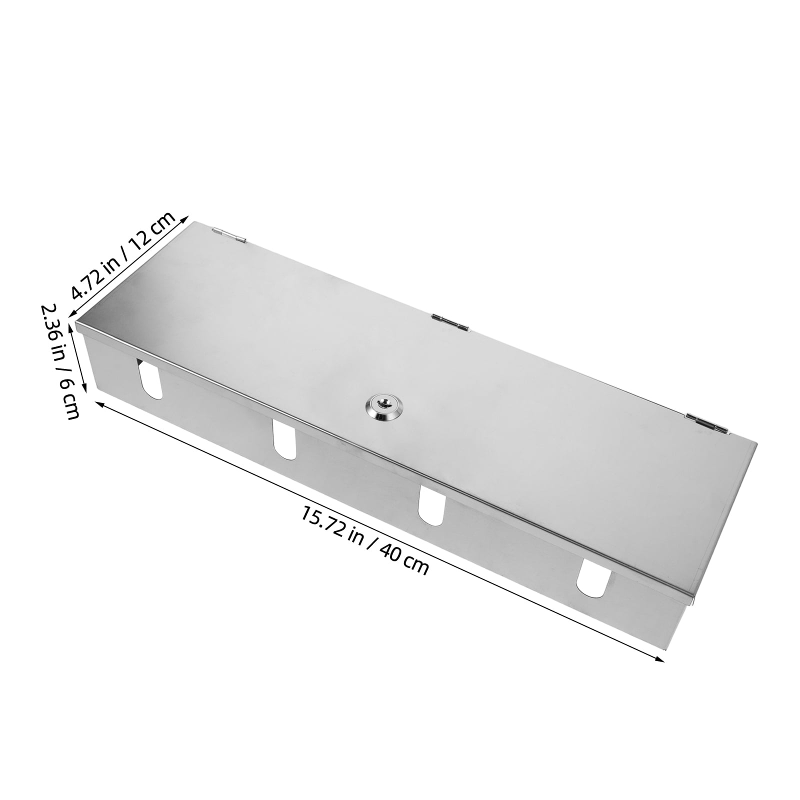 Mobestech Stainless Steel Waterproof Outdoor Electrical Box with Lockable Antitheft Cover and Clear Inspection Window