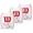 White, variant on Wilson Revolve 17 Gauge Polyester Tennis String Set, 40 ft, Black