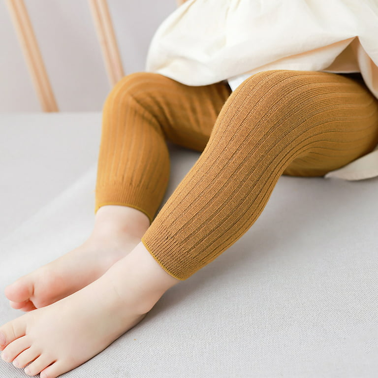 Girl rib knit leggings