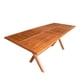 thumbnail image 1 of Mesa Plegable Rectangular De Madera Sólida, 100x180 – Rústico Tratable NATIVO MUEBLES JARDIN, 1 of 5