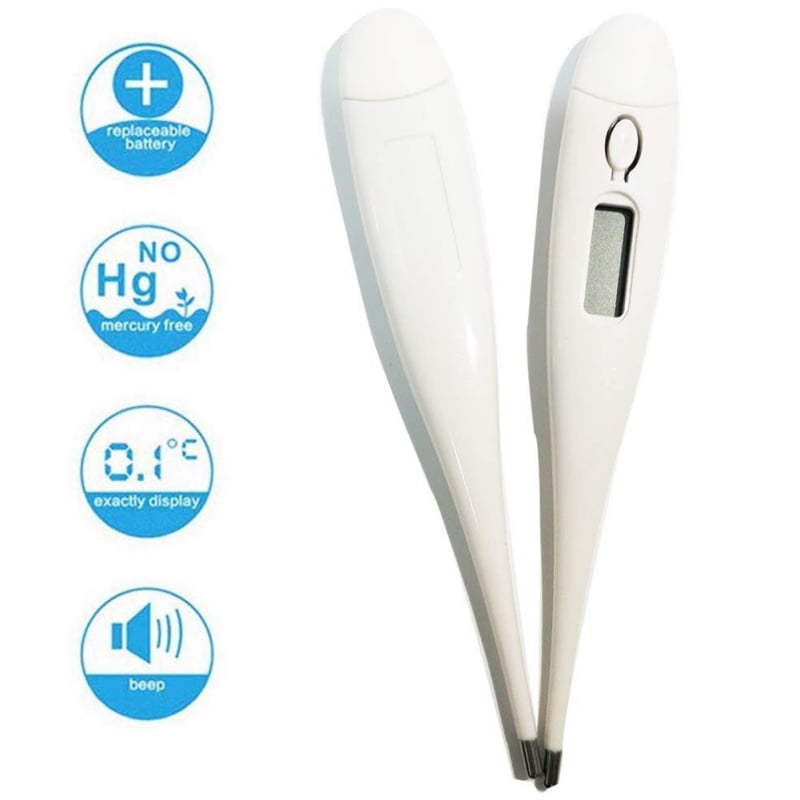 1Pcs Oral LCD Digital Thermometer For Kid Baby Adult Health Medical Thermometers