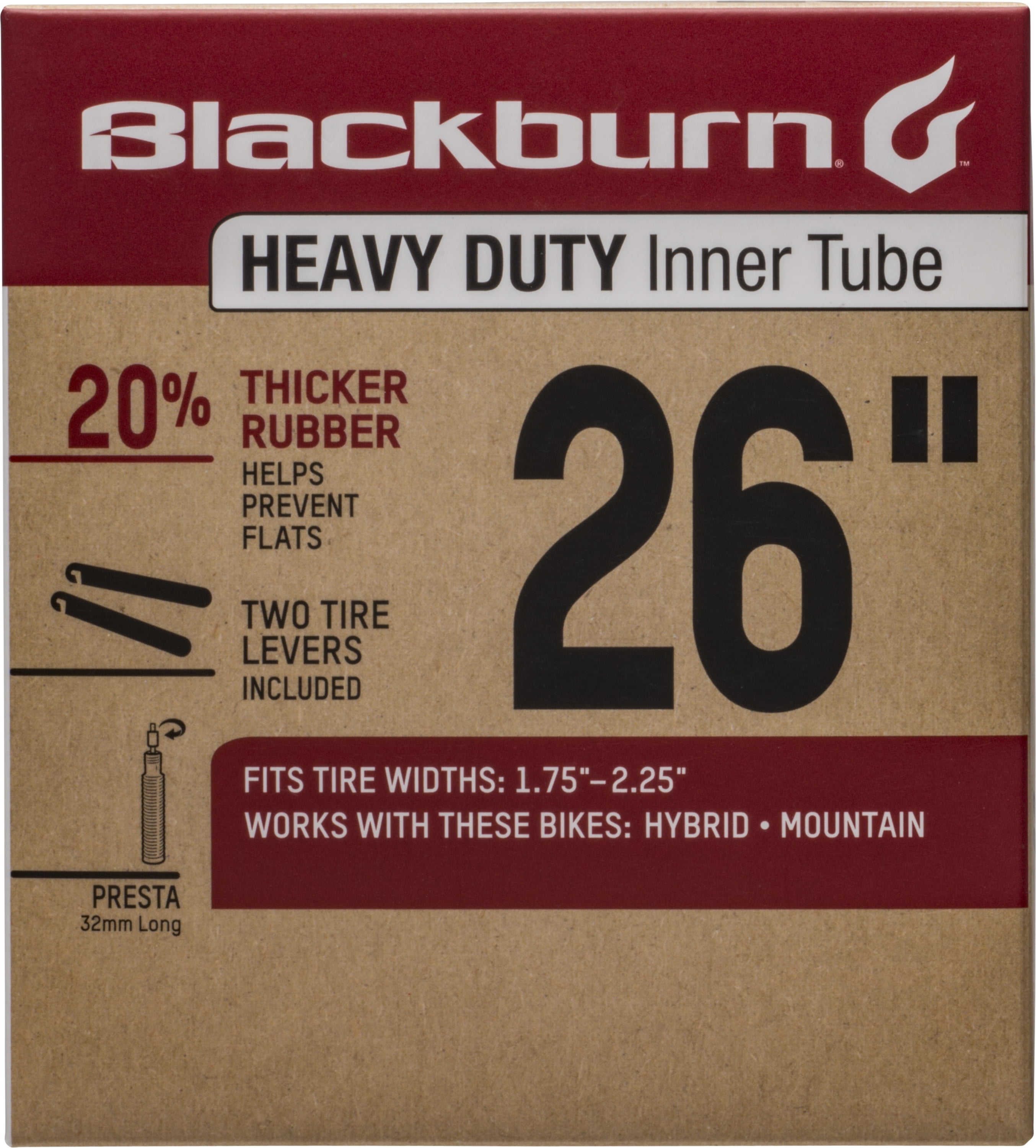 GoodYear Heavy Duty Bicycle Tube Tire Levers 27.5" x 1.9-2.3 NIB 