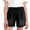 C-Black, variant on Girls Vintage Denim Shorts High Waist Ripped Design With Pockets 5-15T