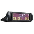 thumbnail image 3 of DC 5V Electronics With Date 1pc Car Digital Clock LCD Display Solar TPMS Look, 3 of 8