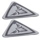 thumbnail image 2 of Reflector De Advertencia De Seguridad, 2 Uds., Accesorio De Ciclismo, Pegatina Reflectante Duradera Para Ciclismo, Pegatina Reflectante, Un Tipo Para Bicicleta De Advertencia De ANGGREK Otros, 2 of 8