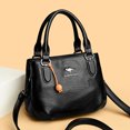 thumbnail image 4 of Bolso bandolera de cuero de vaca para mujer, bolso de hombro de cuero genuino, bolso de lujo de diseñador, bolso cruzado para mujer, 4 of 5