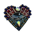 thumbnail image 3 of Rhinestone Appliques Beaded Applique Patch Handmade for Evening Dress Crafts, 3 of 9