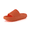 Tangerine, variant on Cushionaire Feather Pillow Slide Sandals for Women – Comfortable and Squishy Slip On Womens Slippers, Indoor Outdoor Shower Shoes, Beach Essential Cloud Slides