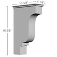thumbnail image 2 of Ekena Millwork 4 1/8"W x 10 3/8"D x 16 3/8"H Edinburgh Bracket, 2 of 5