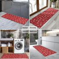 thumbnail image 2 of Red Christmas Snowflake Pattern Kitchen Rug Mat,Kitchen Runner Rugs Non Skid Washable,Decorative Kitchen Floor Mats for Kitchen,Sink,Laundry,17"X47", 2 of 5