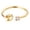 GoldD, variant on Gold Initial Ring Jewelry for Women Open Ring with Rhinestones 26 Letter Jewelry Statement Ring for Her,One Size,GoldS