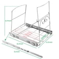 thumbnail image 4 of Ormeli Pull Out Trash Can Under Cabinet Adjustable Garbage Slideout Shelf For Kitchen Roll-Out Sliding Rack For Waste Can Under Kitchen Sink/Panty Trash Can Not Included, 4 of 5
