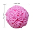 thumbnail image 3 of Color Random 3D Rose Flower Ball Fondant Mould Cake Decorating Fondant Silicone Mold Maker Baking Tool, 3 of 10