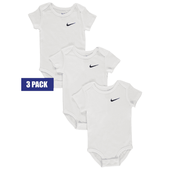 Nike Baby Boys' 3-Pack Bodysuits 6 Month