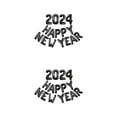 thumbnail image 4 of Transemion Safe And Easy Inflation Happy New Year Balloon Setup For Fun-filled Celebration Black 2Set, 4 of 6