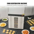 thumbnail image 2 of KFFKFF 10 Tray Food Dehydrator Machine - Stainless Steel, 1000W, Ideal for Drying Jerky and Fruit, 2 of 9