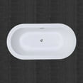 thumbnail image 6 of WOODBRIDGE 56" Freestanding Bathtub Contemporary Soaking Tub BTA0088, 6 of 6