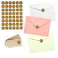 thumbnail image 6 of Royal Green Gold Envelope Seals 3/4 Diameter - Round Dot Stickers Glitter - Size 0.75 inch 19mm - 600 Pack, 6 of 8