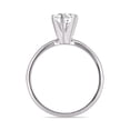 thumbnail image 4 of TimeLe$$ Classics Women's 1.50 Carat Round Cut Natural Diamond Solitaire Engagement Ring in 14K White Gold 6 Prong (Ring Size: 8), 4 of 5