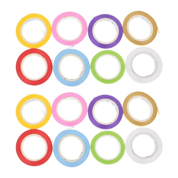 LOLIPPYY 50 Rolls Crimped Curling Ribbon Balloon String Wrapping Ribbon for Party Festival Decorations