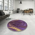 thumbnail image 3 of Ahgly Company Indoor Rectangle Patterned Pink Abstract Area Rugs, 8' x 10', 3 of 6