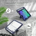 thumbnail image 7 of Soke iPad Mini 6th Generation Case 2021 Released, with Built-in Screen Protector, Rugged Shockproof Full Protective Cover with Pencil Holder & Kickstand for Apple iPad Mini 6 8.3 Inch(Navy), 7 of 7