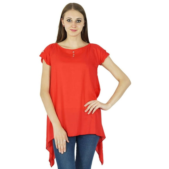 Boho Top Summer Women Wear Clothing Dress Cotton Casual Tunic Sundress