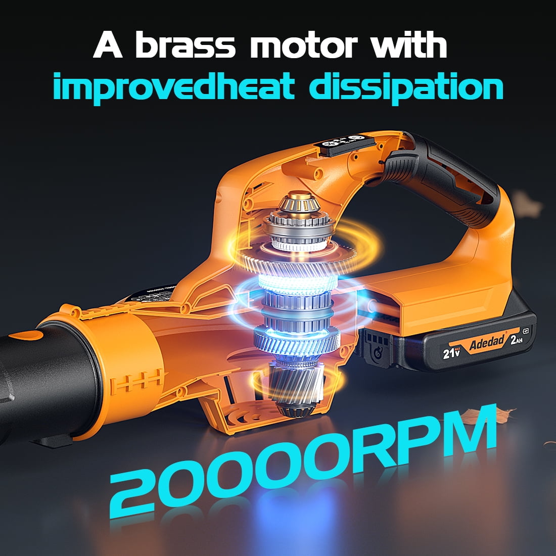 20V Cordless Leaf Blower 150MPH Handheld Electric Blower with Battery & Charger Variable Speed Battery Powered Blowers for Lawn Care Yard Patio Dust Remove, Lightweight & Portable Mini Leaf Blower
