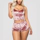 thumbnail image 1 of Women Nightwear Lingerie Sleepwear Underwear Crop Tops Shorts Pajamas Set, 1 of 8