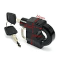 thumbnail image 3 of de seguridad de la cerradura del casco 22-26m, para sujetar a un tubo de la manija de la motocicleta, 3 of 8
