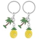 thumbnail image 4 of 2pcs llavero llave llave llave enchufes de cartera de carpas de la llave de la llave de la llave de la cadena de fiestas decoración colgante, 4 of 5